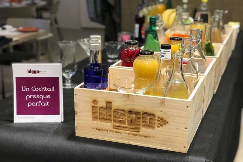 Un cocktail presque parfait, activité team-building pour une cohésion d'équipe entre clients et collaborateurs à Villeurbanne proche de Lyon