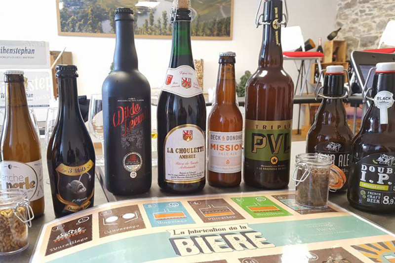 Dégustation commentée de bières pour aborder la zythologie lors d’une soirée d’entreprise ou team-building sur Lyon et sa région