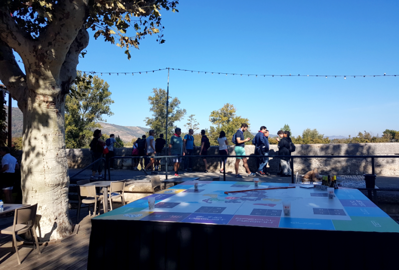 Challenge VTT dans les vignes, une activité team-building parfaite pour découvrir les vignobles autrement dans le Beaujolais ou la Vallé du Rhône