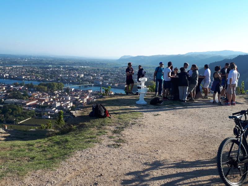 Challenge VTT dans les vignes, une activité team-building parfaite pour découvrir les vignobles autrement dans le Beaujolais ou la Vallé du Rhône